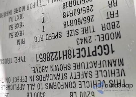 2017 Chevrolet Colorado Lt from USA, damaged, VIN 1GCPTCE18H1228651